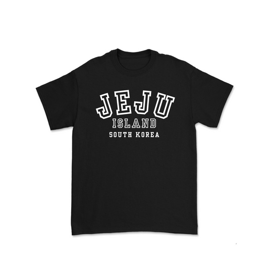 Jeju Island South Korea Varsity Style T-Shirt