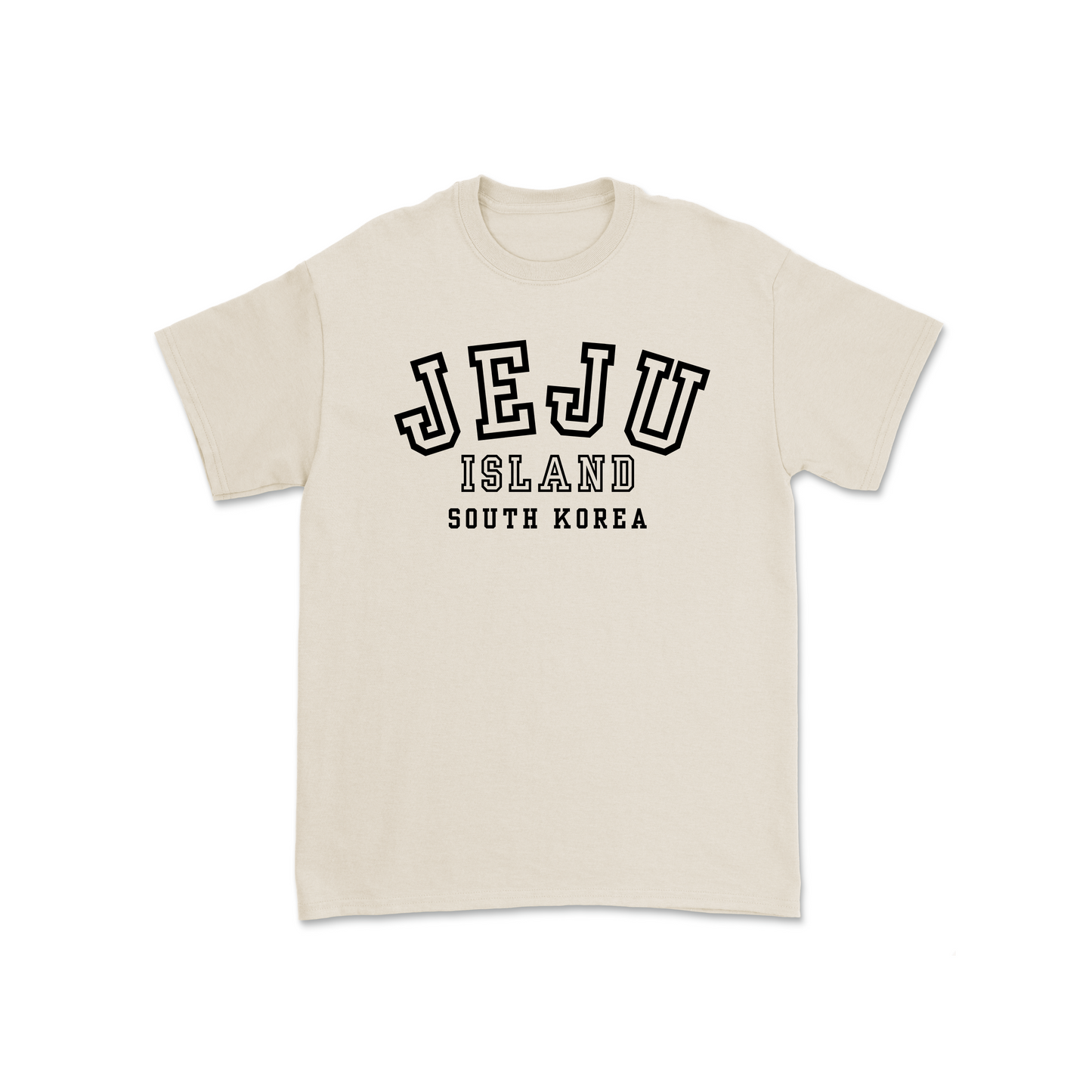 Jeju Island South Korea Varsity Style T-Shirt